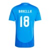 Camiseta de fútbol Italia Nicolo Barella 18 Primera Equipación Euro 2024 - Hombre